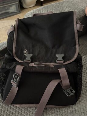 Timbuk2 Black Backpack with Taupe Trim
